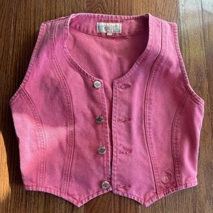 Form-fitting Jean Vest